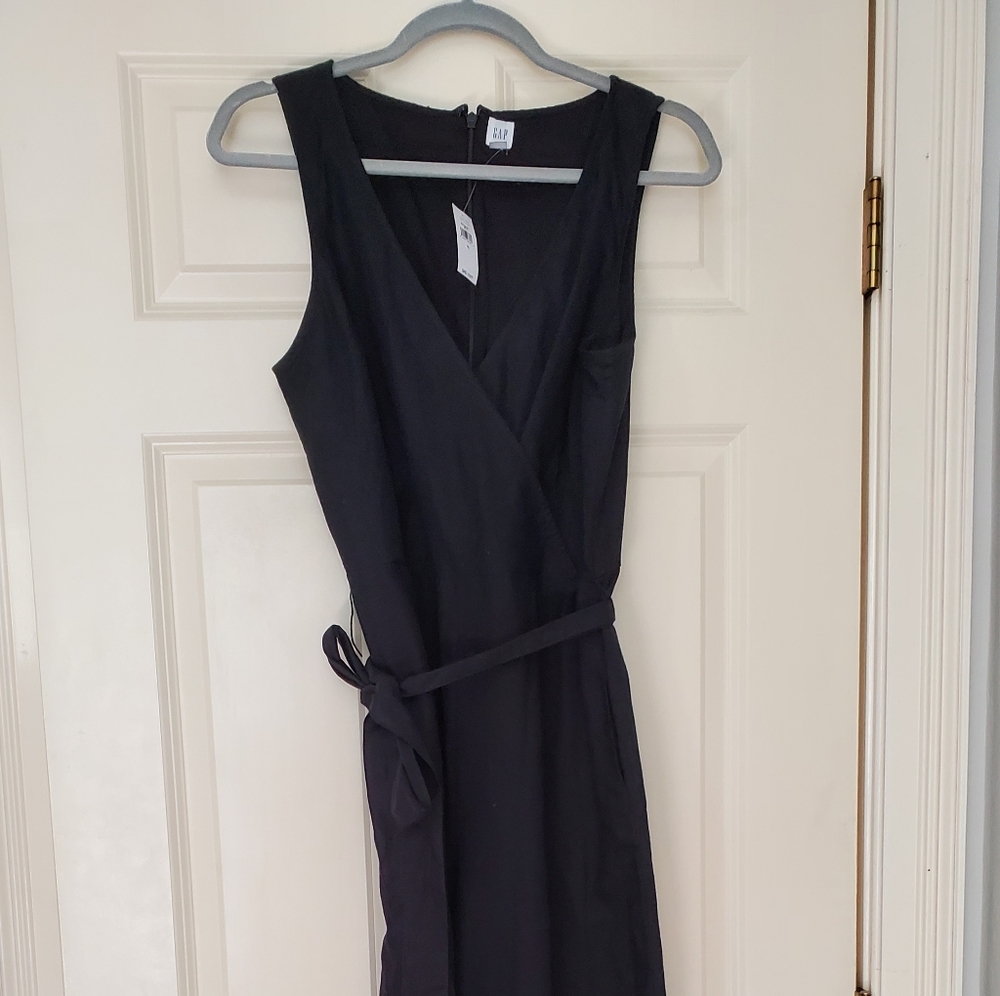 Linen pant romper